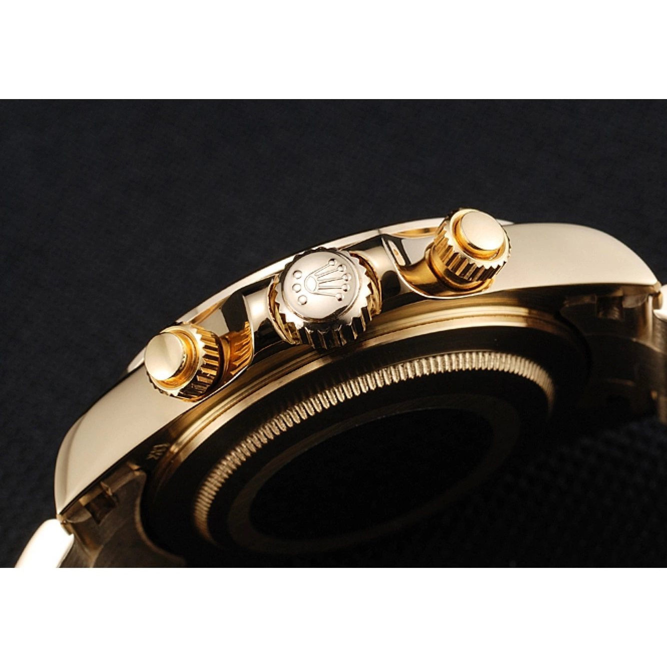 MiroTime 0704 Rolex Cosmograph Daytona Green Dial Gold Case And Bracelet 1454244